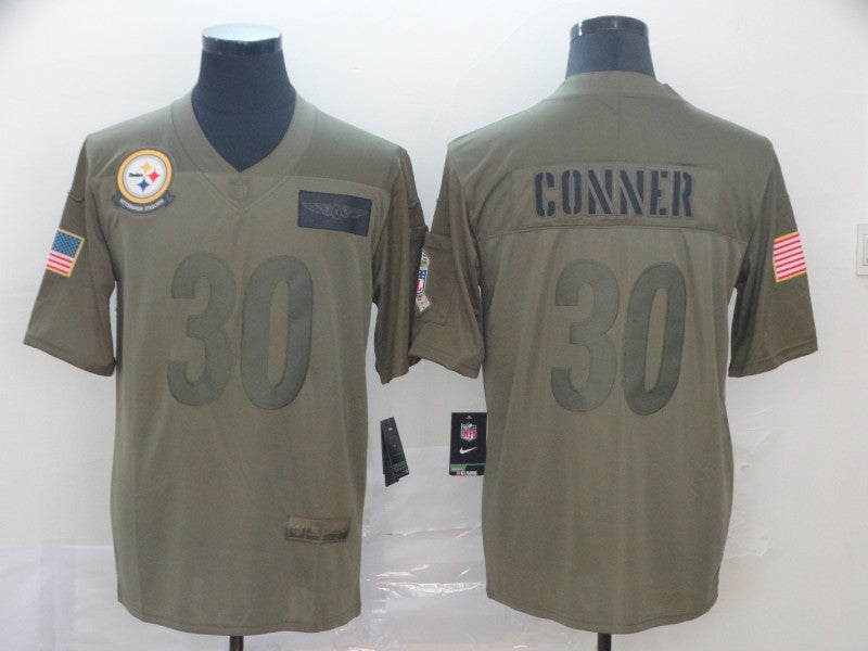 James Conner Pittsburgh Steelers camo Salute To Service jersey