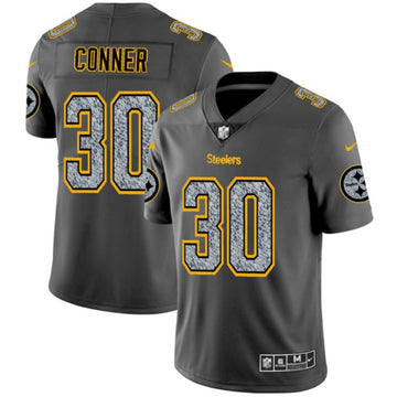 James Conner Pittsburgh Steelers gray Fashion Static jersey