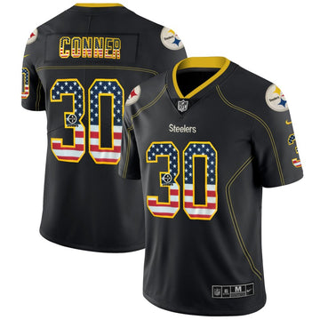 James Conner Pittsburgh Steelers black Color Rush jersey
