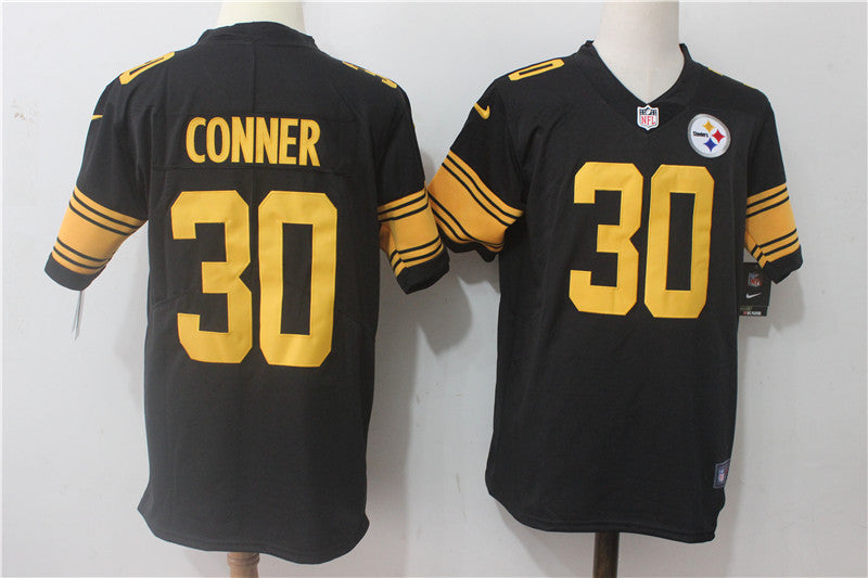 James Conner Pittsburgh Steelers black jersey
