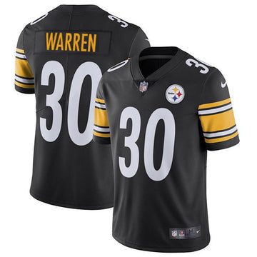 Jaylen Warren Pittsburgh Steelers black jersey