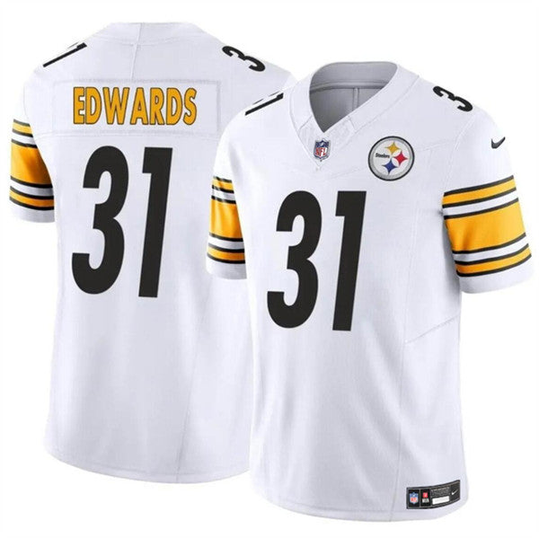 Daijun Edwards Pittsburgh Steelers white FUSE jersey