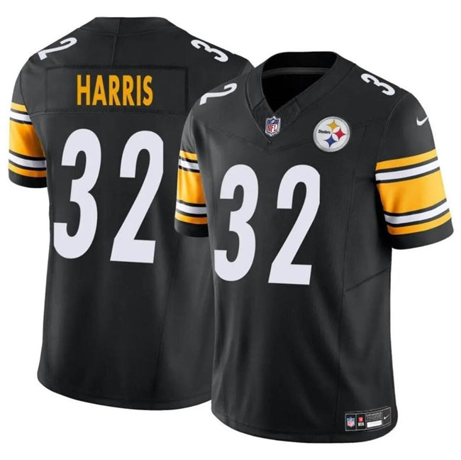 Franco Harris Pittsburgh Steelers black FUSE jersey
