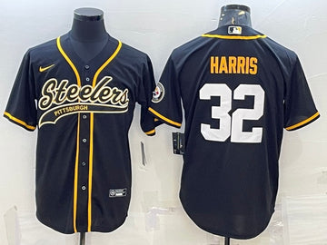 Franco Harris Pittsburgh Steelers black jersey