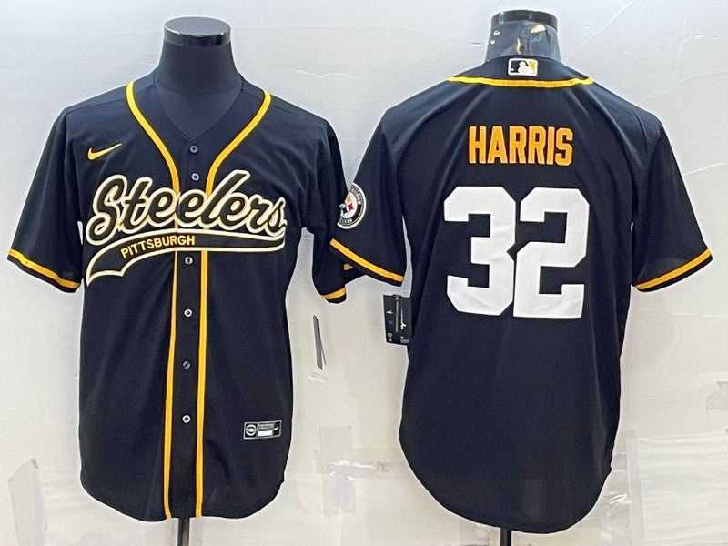 Franco Harris Pittsburgh Steelers black jersey