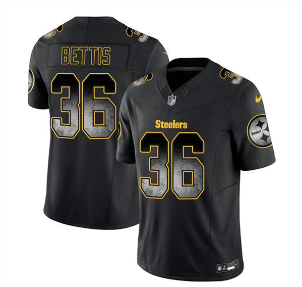 Jerome Bettis Pittsburgh Steelers black FUSE jersey