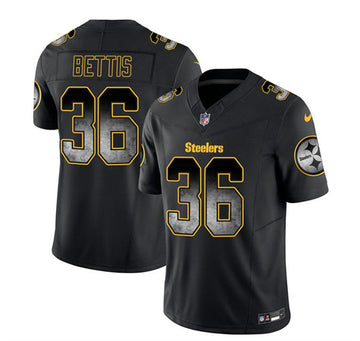 Jerome Bettis Pittsburgh Steelers black FUSE jersey