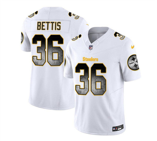 Jerome Bettis Pittsburgh Steelers white FUSE jersey