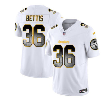 Jerome Bettis Pittsburgh Steelers white FUSE jersey