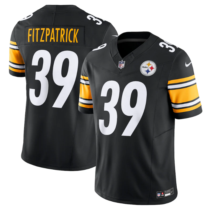 Minkah Fitzpatrick Pittsburgh Steelers black FUSE jersey