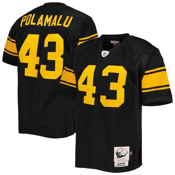 Troy Polamalu Pittsburgh Steelers black jersey