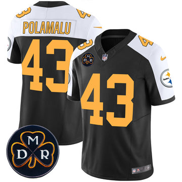 Troy Polamalu Pittsburgh Steelers black FUSE jersey