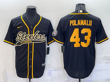 Troy Polamalu Pittsburgh Steelers black jersey