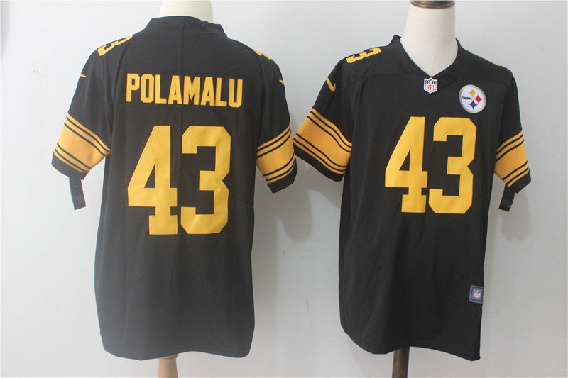 Troy Polamalu Pittsburgh Steelers black jersey