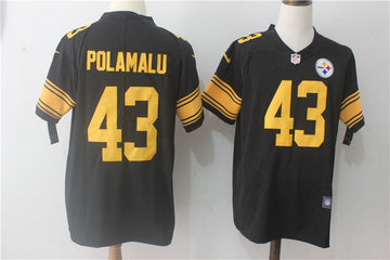 Troy Polamalu Pittsburgh Steelers black jersey