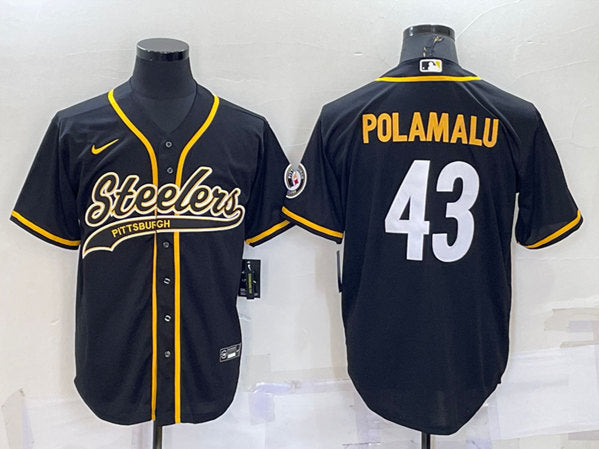 Troy Polamalu Pittsburgh Steelers black jersey