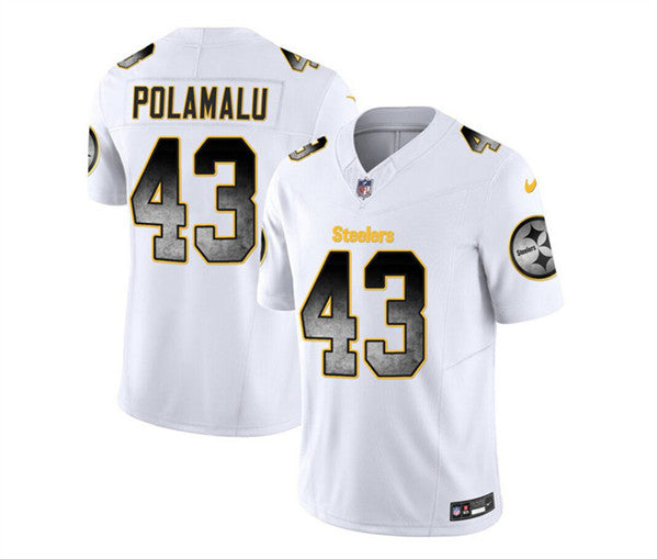 Troy Polamalu Pittsburgh Steelers white FUSE jersey
