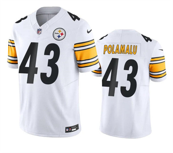 Troy Polamalu Pittsburgh Steelers white FUSE jersey