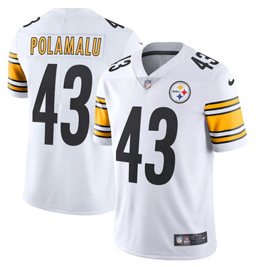 Troy Polamalu Pittsburgh Steelers white jersey