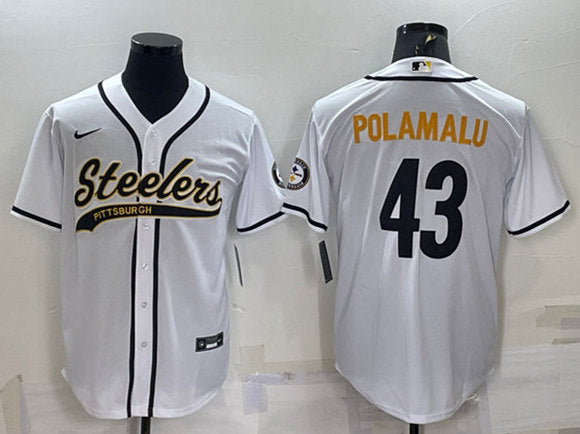 Troy Polamalu Pittsburgh Steelers white jersey