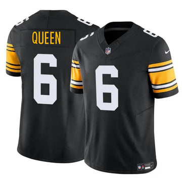 Patrick Queen Pittsburgh Steelers black FUSE jersey