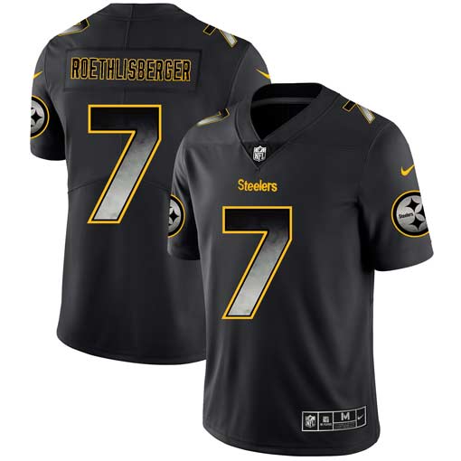 Ben Roethlisberger Pittsburgh Steelers black Fashion jersey