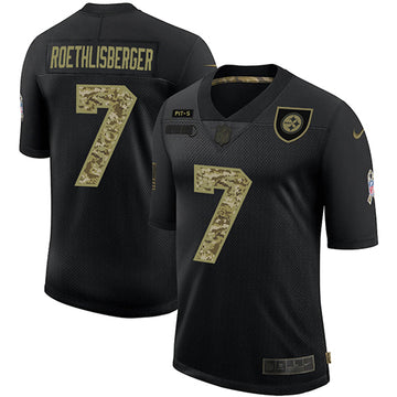Ben Roethlisberger Pittsburgh Steelers black Salute To Service jersey