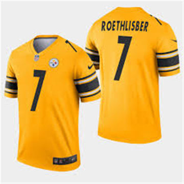 Ben Roethlisberger Pittsburgh Steelers gold Inverted Legend jersey