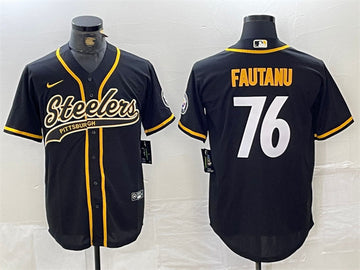 Troy Fautanu Pittsburgh Steelers black jersey