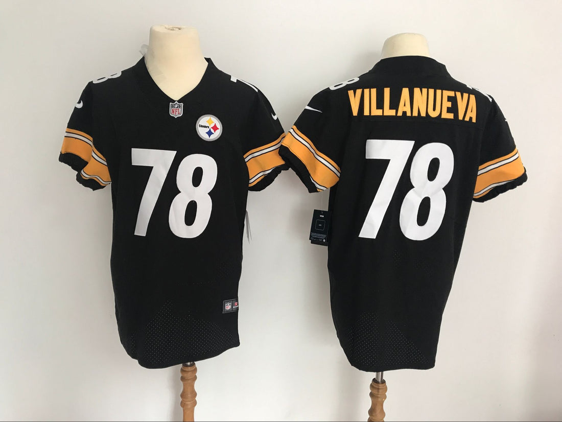 Alejandro Villanueva Pittsburgh Steelers black Elite jersey