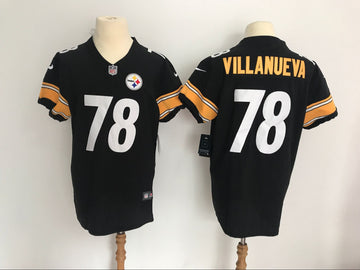Alejandro Villanueva Pittsburgh Steelers black Elite jersey