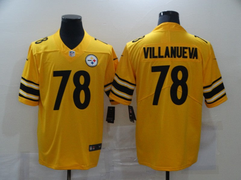 Alejandro Villanueva Pittsburgh Steelers gold Inverted Legend jersey