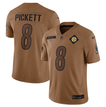 Kenny Pickett Pittsburgh Steelers brown Salute To Service jersey