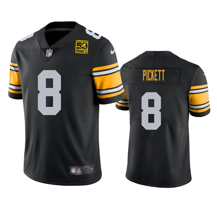 Kenny Pickett Pittsburgh Steelers black jersey
