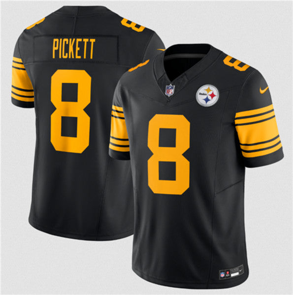 Kenny Pickett Pittsburgh Steelers black Color Rush jersey