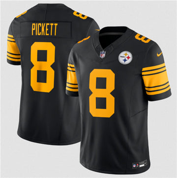 Kenny Pickett Pittsburgh Steelers black Color Rush jersey