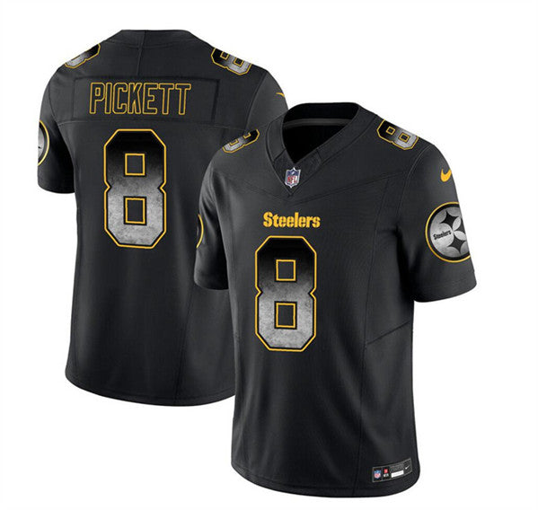 Kenny Pickett Pittsburgh Steelers black FUSE jersey
