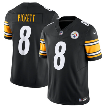 Kenny Pickett Pittsburgh Steelers black FUSE jersey