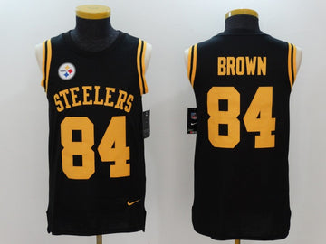 Antonio Brown Pittsburgh Steelers black Color Rush jersey