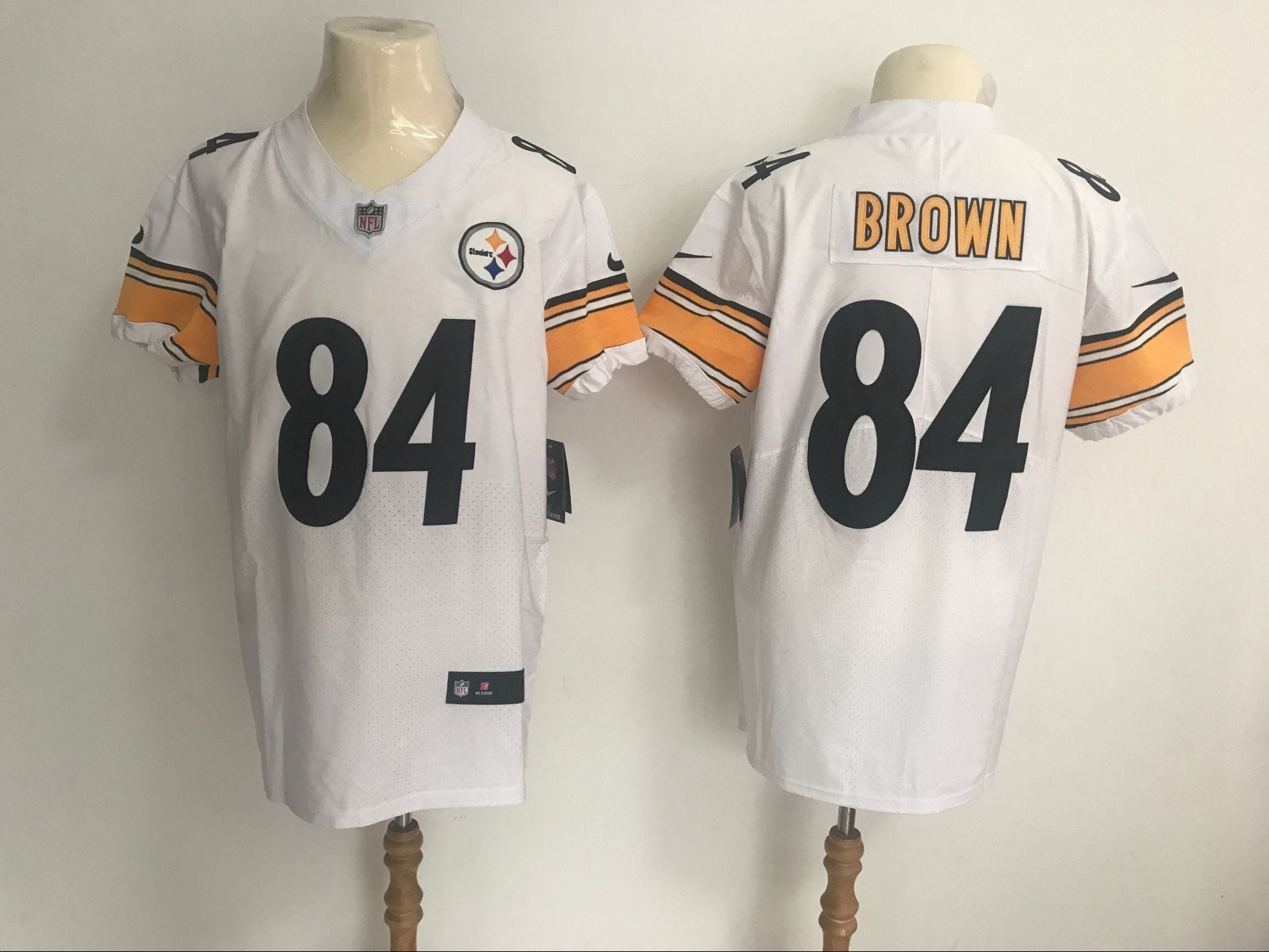Antonio Brown Pittsburgh Steelers white Elite jersey