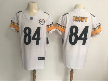 Antonio Brown Pittsburgh Steelers white Elite jersey