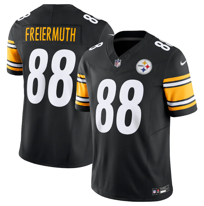 Pat Freiermuth Pittsburgh Steelers black FUSE jersey