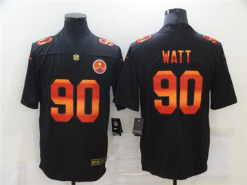 T J Watt Pittsburgh Steelers black Fashion jersey
