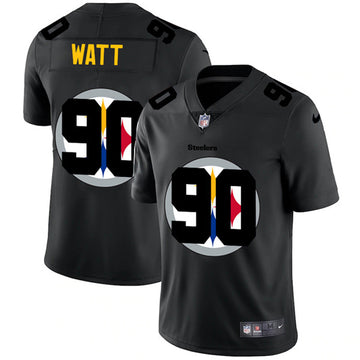 T J Watt Pittsburgh Steelers black Shadow jersey