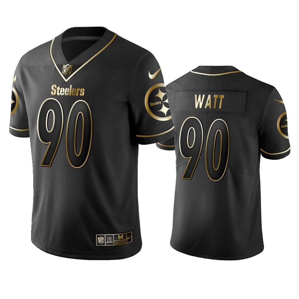T J Watt Pittsburgh Steelers black jersey