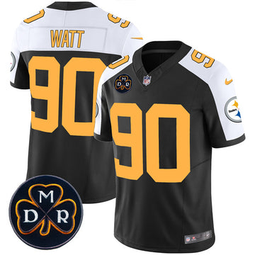 T J Watt Pittsburgh Steelers black FUSE jersey