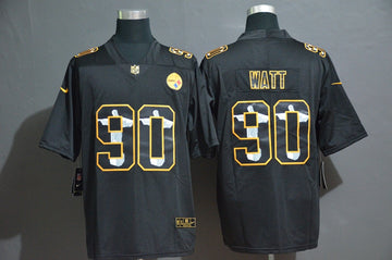 T J Watt Pittsburgh Steelers black jersey