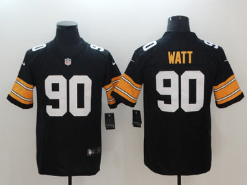 T J Watt Pittsburgh Steelers black jersey