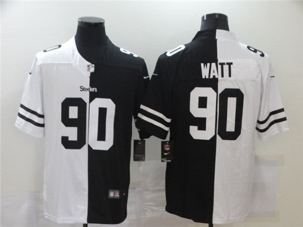 T J Watt Pittsburgh Steelers black Split jersey