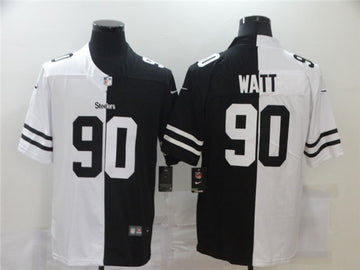 T J Watt Pittsburgh Steelers black Split jersey